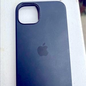 iPhone 13 black silicone case